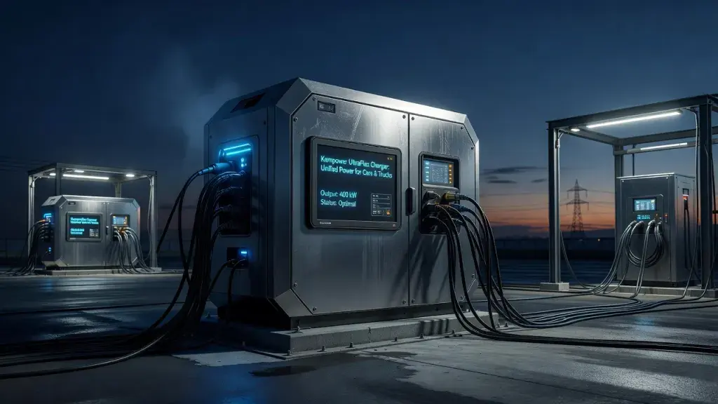 Kempower's New Charger Serves Cars and Trucks From One Cabinet